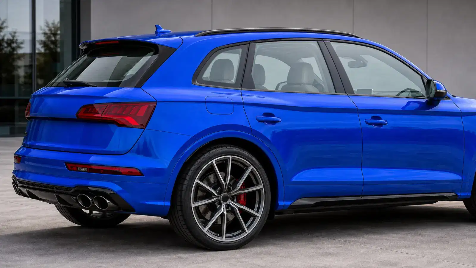Union blue RSQ5 with selected Union Window Films tint shade
